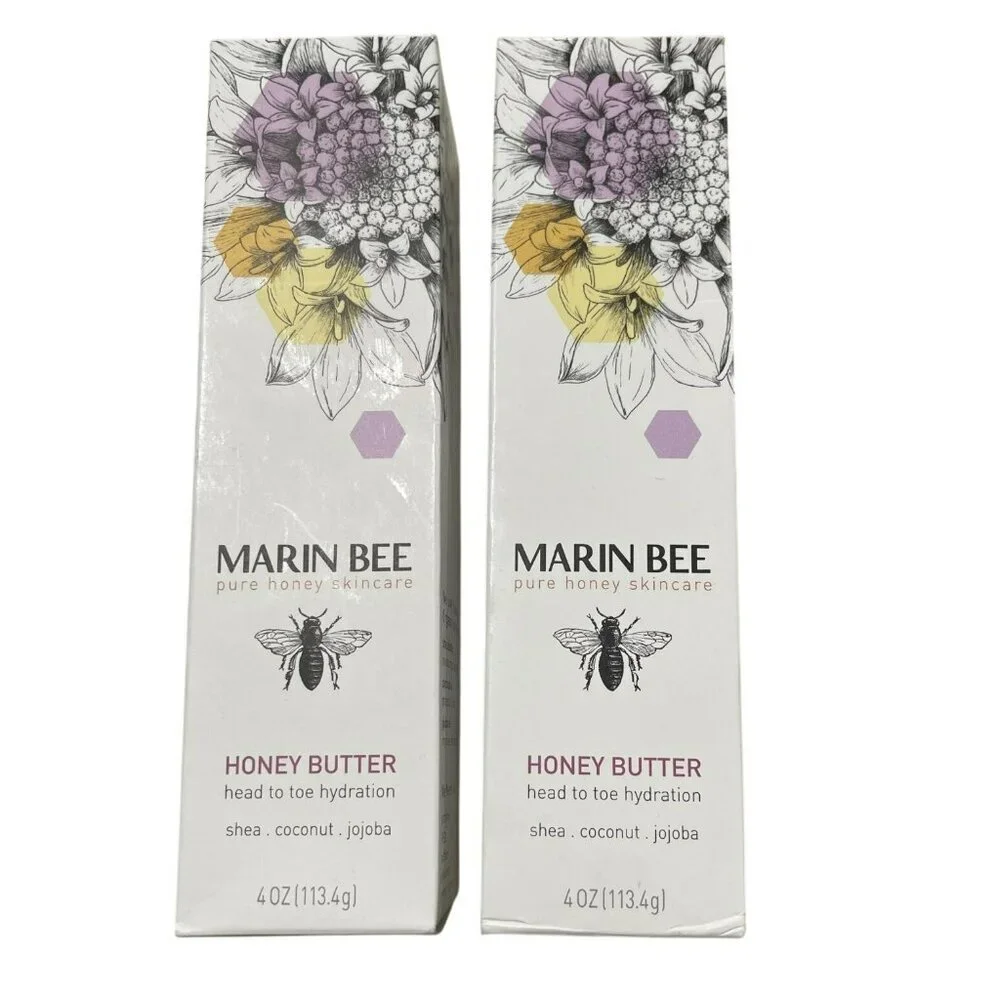 Marin Bee Honey Butter Organic Cruelty Free No Parabens, Phthalates NEW